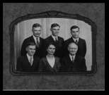 Top Row Elmer,Ivan, Lawrence Bann Bottom Row Archie, Martha, Jule Bann