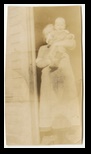 Wilhelmina Albertina Bann Knuth and her baby son, John Arnold Knuth. circa 1926 Baby John Knuth and mother Minnie
