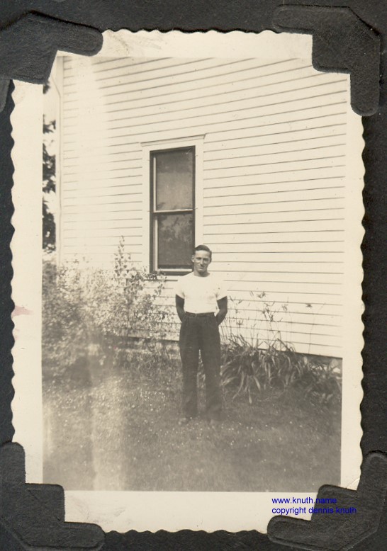 Herb Knuth on the Knuth Farm