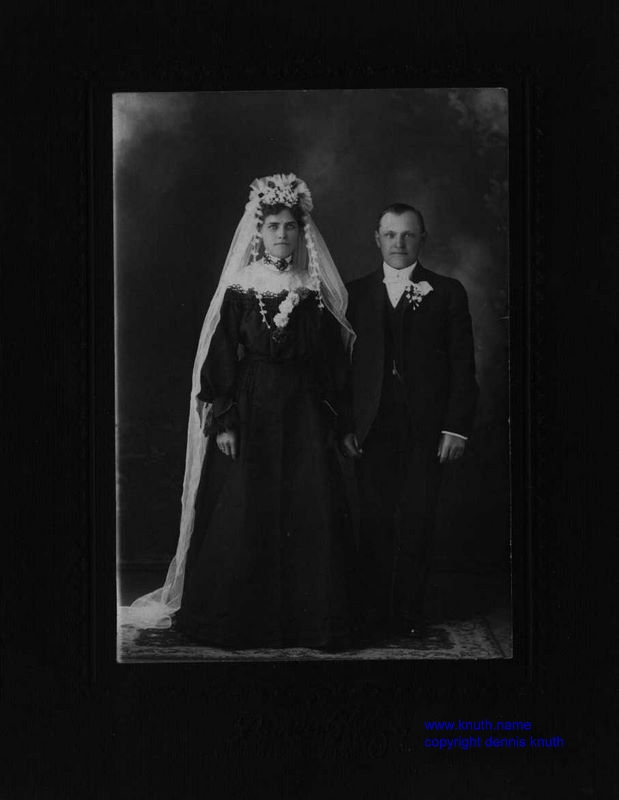 Henry Julius Knuth and Bertha Ernestine Bauch