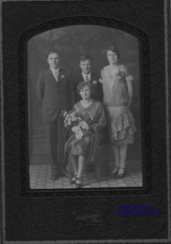 Alvin Sperber Margaret Knuth Wedding 1927