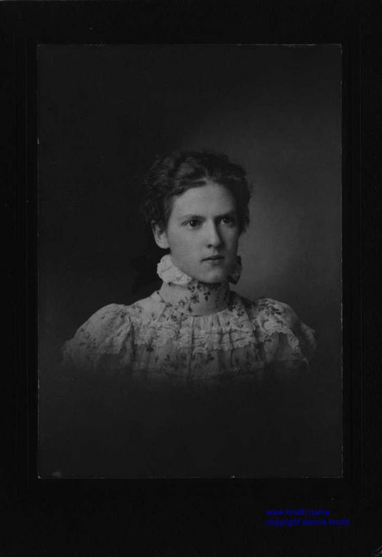 Unidentified Knuth Woman Portrait